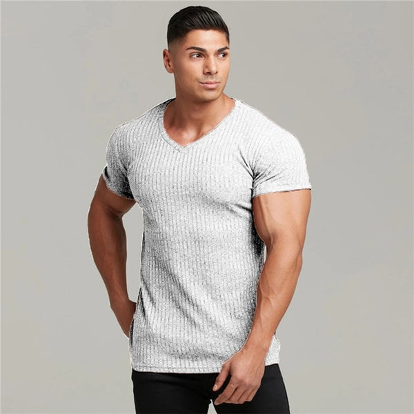 Men's Fitness Strips T-shirt